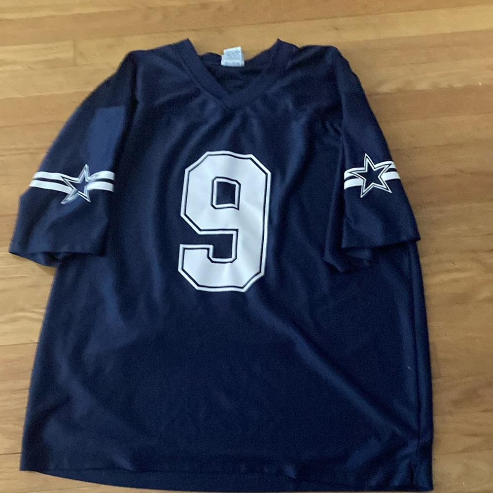 Tony romo Dallas Cowboys size XL navy Jersey